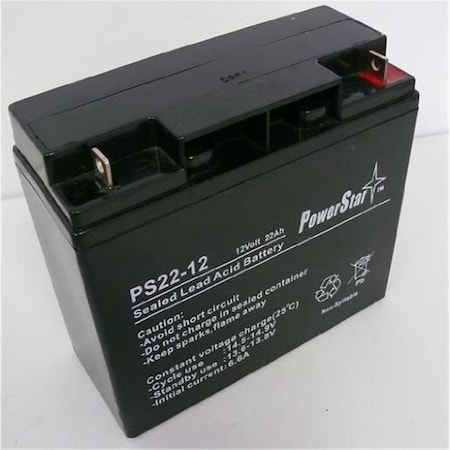 Batteryjack PowerStar  MK ES20-12C 12V, 22Ah Sealed Lead Acid Battery BA46977